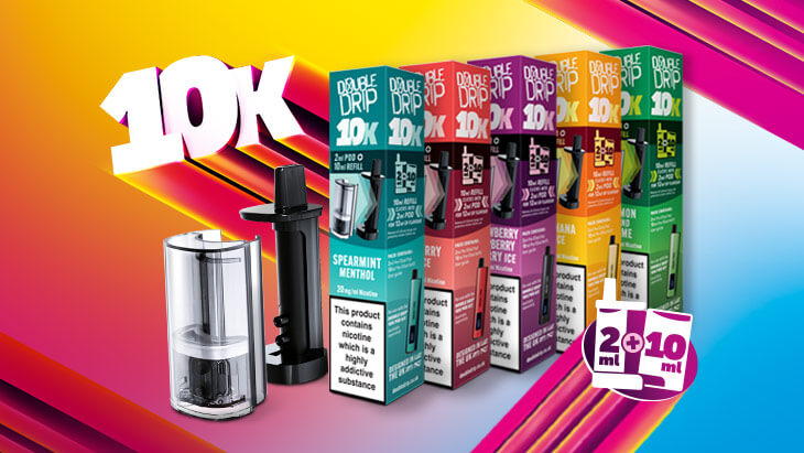 Double Drip 10k Prefilled Pods | Double Drip UK Double Drip 10k Prefilled Pods | Double Drip UK