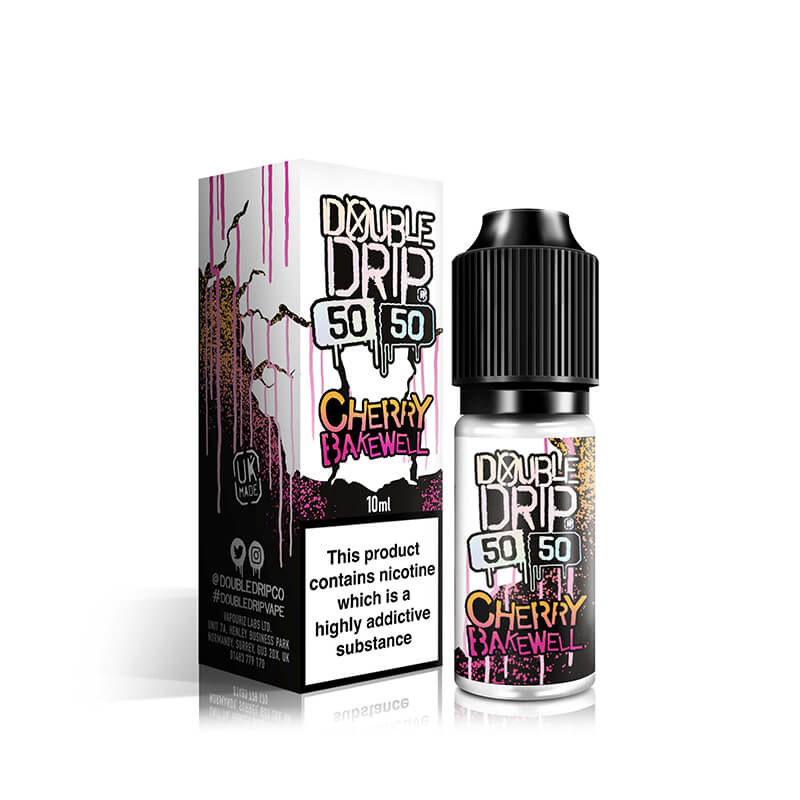 Double Drip Cherry Bakewell 50/50 E-liquid 10ml