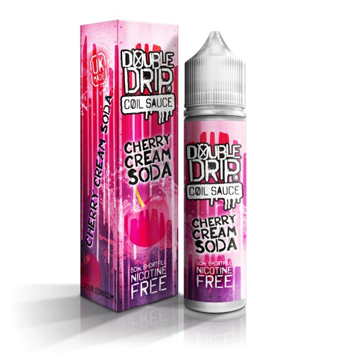 double drip cherry cream soda e liquid shortfill