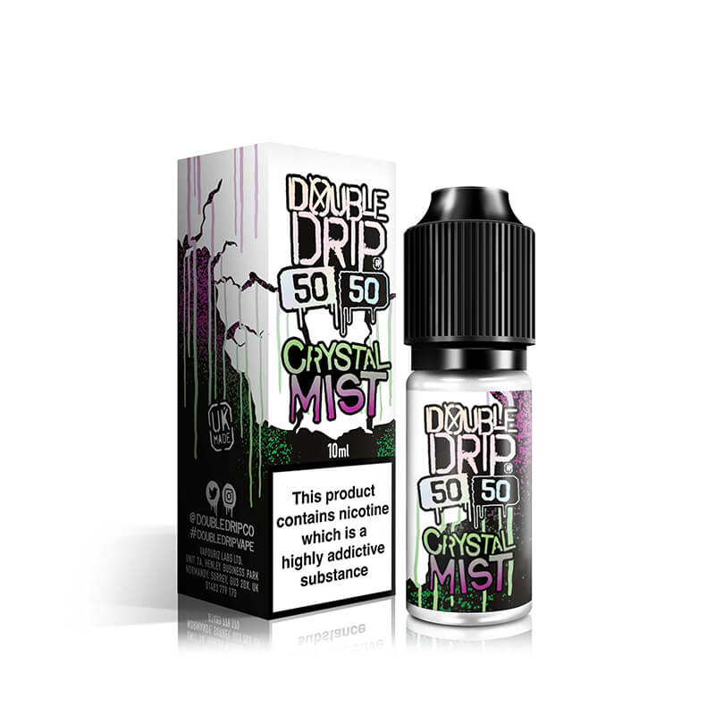 Double Drip Crystal Mist 50/50 E-liquid 10ml | Double Drip UK Double Drip Crystal Mist 50/50 E-liquid 10ml | Double Drip UK
