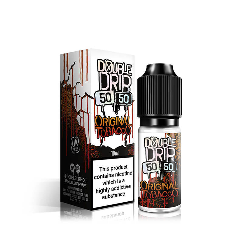 Double Drip Original Tobacco 50/50 E-liquid 10ml | Double Drip UK Double Drip Original Tobacco 50/50 E-liquid 10ml | Double Drip UK