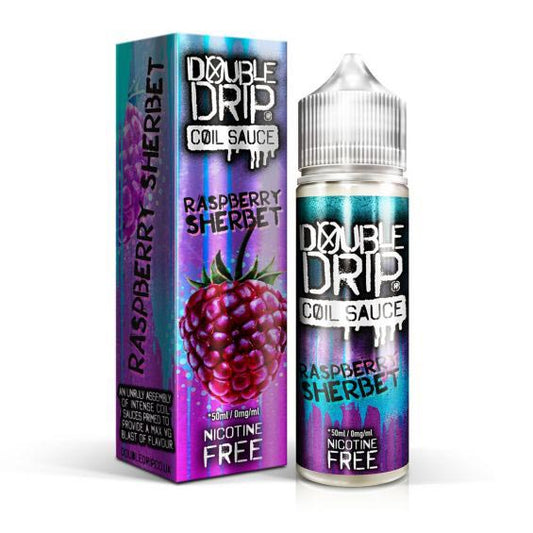 double drip raspberry sherbet e liquid shortfill