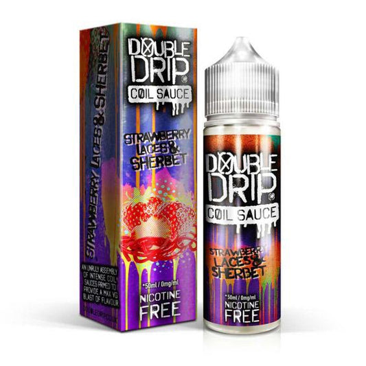 double drip strawberry lacess sherbet e liquid shortfill