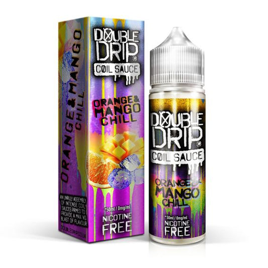 double drip orange mango chill e liquid shortfill