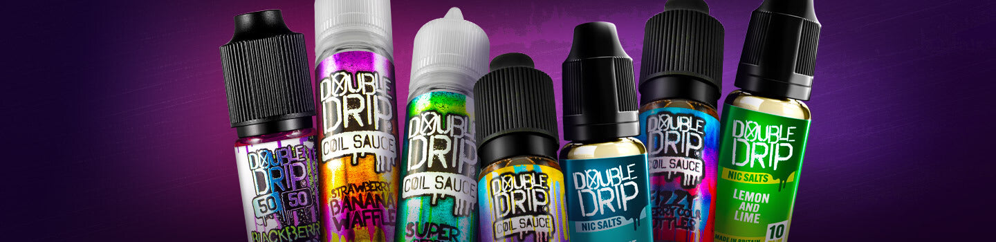 Double Drip 10K Vape Kits and Bar Salt 10ml E-Liquids for travel