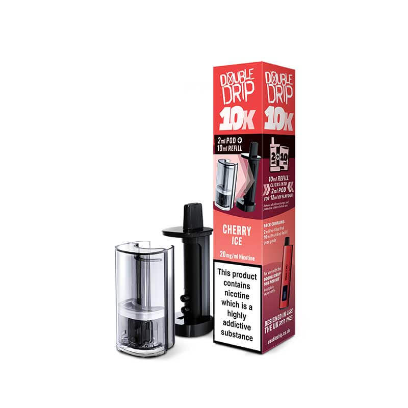 Double Drip 10K Cherry Ice Prefilled Pod