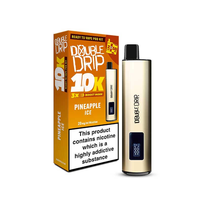 Double Drip 10K Prefilled Pod Kit 20mg | 1100mAh, Boost Mode | Double Drip  UK