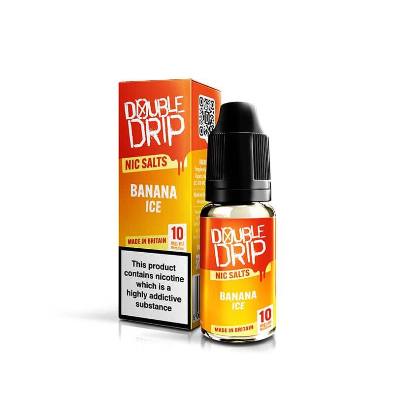 Double Drip Banana Ice Nic Salt E-liquid 10ml