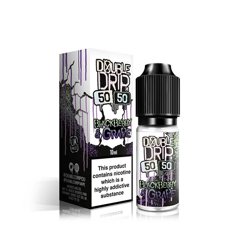 double drip blackberry grape e liquid 10ml