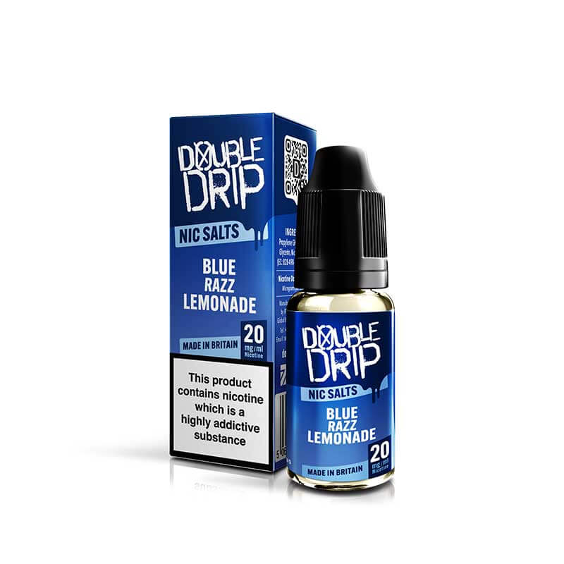 blue razz lemonade vape juice Double Drip Blue Razz Lemonade Nic Salt E-liquid 10ml