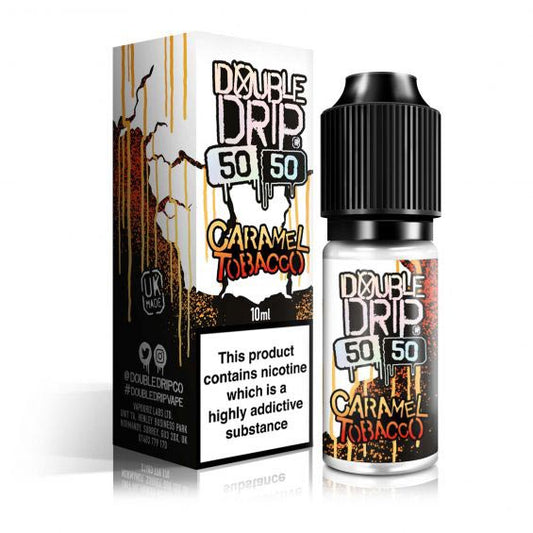 Double Drip Caramel Tobacco 50/50 E-Liquid 10ml