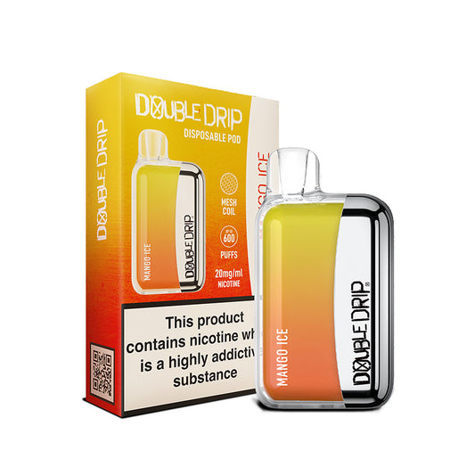 double drip disposable vape mango ice