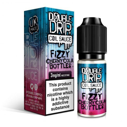 double drip fizzy cherry cola bottles e liquid 10ml
