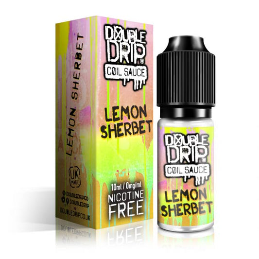 double drip lemon sherbet e liquid shortfill