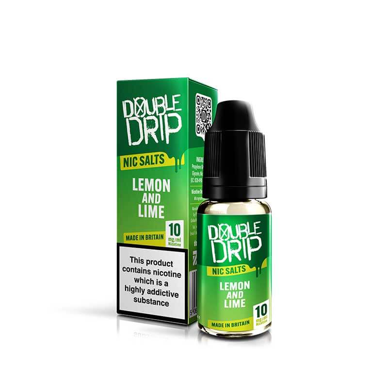Double Drip Lemon and Lime Nic Salt E-liquid 10ml