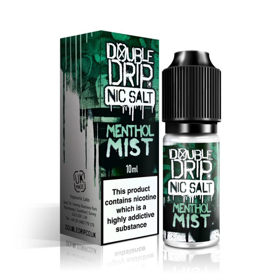double drip menthol mist e liquid 10ml