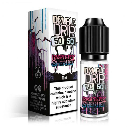 double drip raspberry sherbet e liquid 10ml