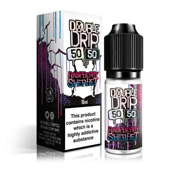 Double Drip Raspberry Sherbet 50/50 E-Liquid 10ml