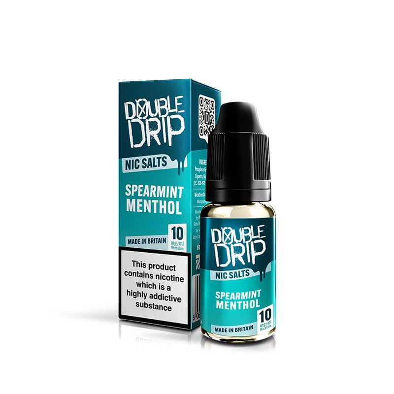 Double Drip Spearmint Menthol Nic Salt E-liquid 10ml