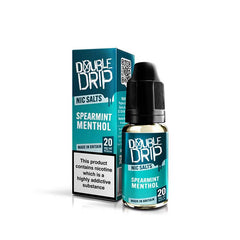 Double Drip Spearmint Menthol Nic Salt E-liquid 10ml