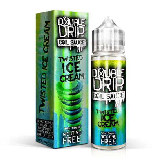 double drip twisted ice cream e liquid shortfill