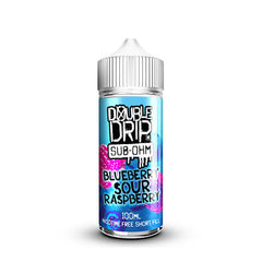 Double Drip Blueberry Sour Raspberry Shortfill E-Liquid 100ml