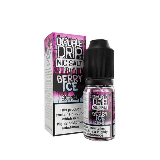 Double Drip Berry Ice Nic Salt E-Liquid 10ml