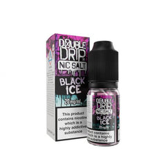 double drip black ice nic salt e liquid