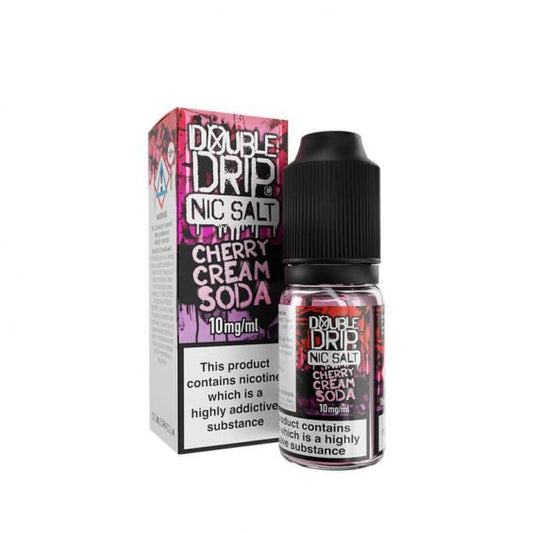 Double Drip Cherry Cream Soda Nic Salt E-Liquid 10ml