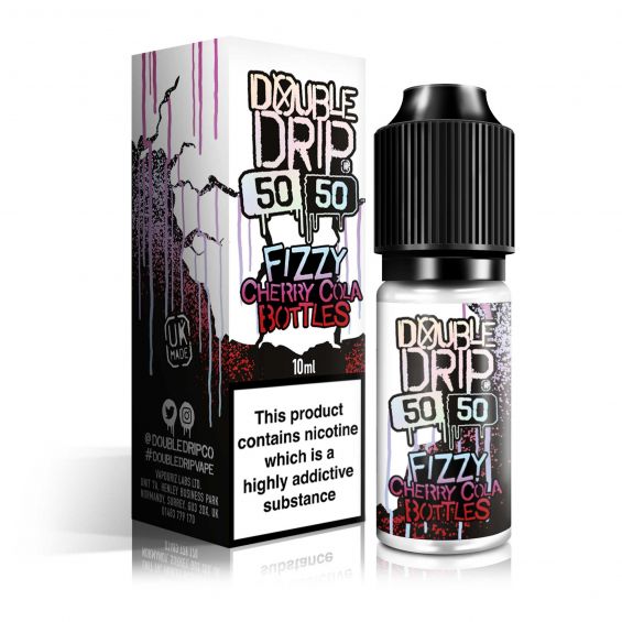 Double Drip Fizzy Cherry Cola Bottles 50/50 E-Liquid 10ml