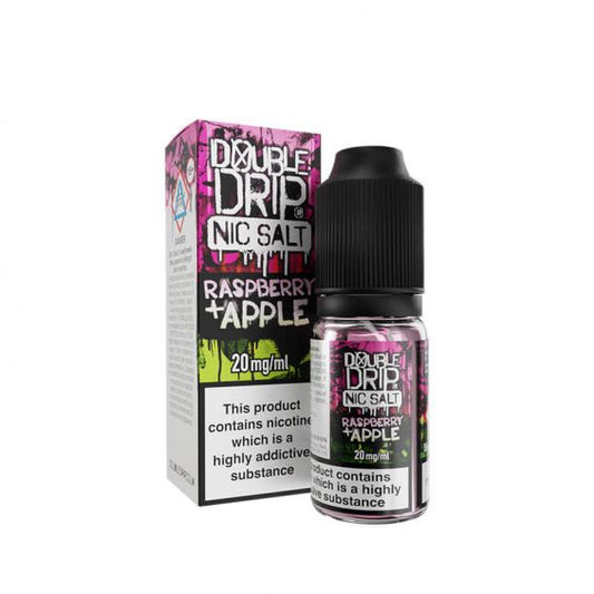 Double Drip Raspberry & Apple Nic Salt 10ml