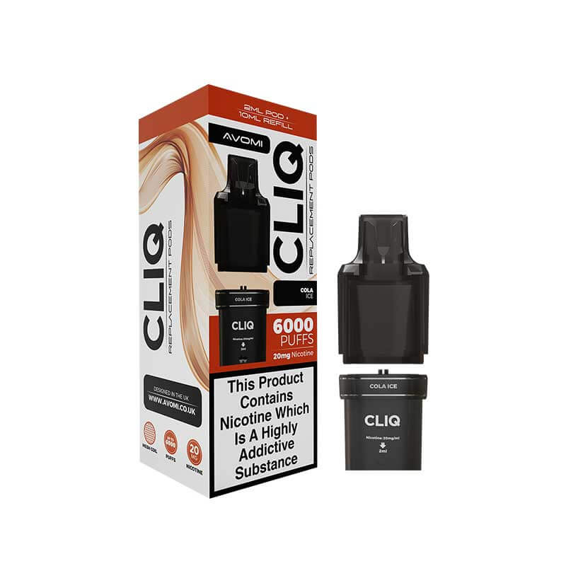 CLIQ Cola Ice Prefilled Pod + Refill