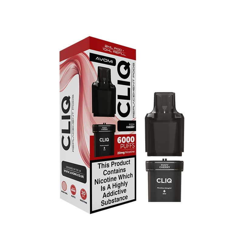 CLIQ Fizzy Cherry Prefilled Pod + Refill