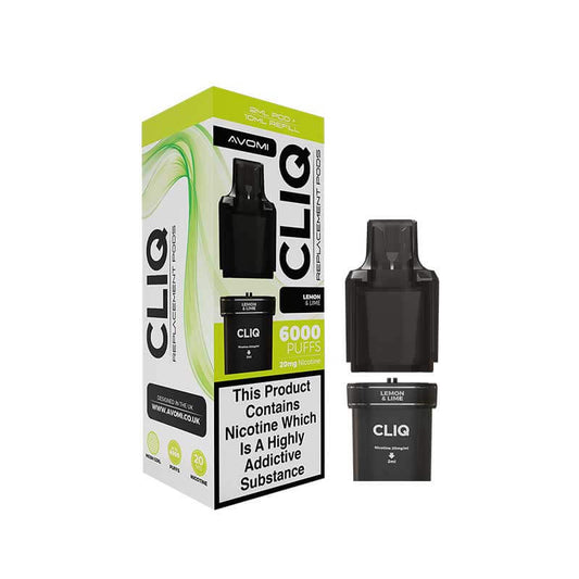 Avomi CLIQ Lemon & Lime Prefilled Pod + Refill