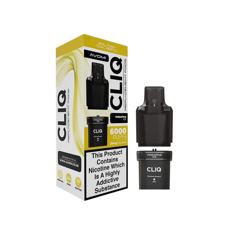 CLIQ Pineapple Ice Prefilled Pod + Refill
