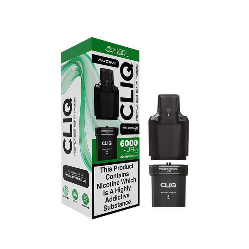 Avomi CLIQ Watermelon Ice Prefilled Pod + Refill