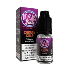 Bar Salts Cherry Cola Nic Salt E-Liquid 10ml by Vampire Vape | Double Drip UK Bar Salts Cherry Cola Nic Salt E-Liquid 10ml by Vampire Vape | Double Drip UK