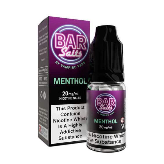 Bar Salts Menthol Nic Salt E Liquid